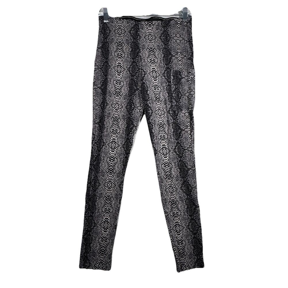 Kendall + Kyle Pants Womens Medium Brown Black Snake Print Rocker Edgy Grunge‎